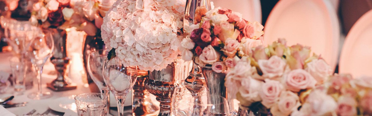 Quelles fleurs choisir pour le centre de la table de mariage ?